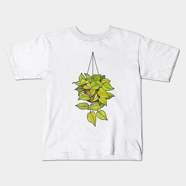 Pothos Kids T-Shirt by NicoleHarvey